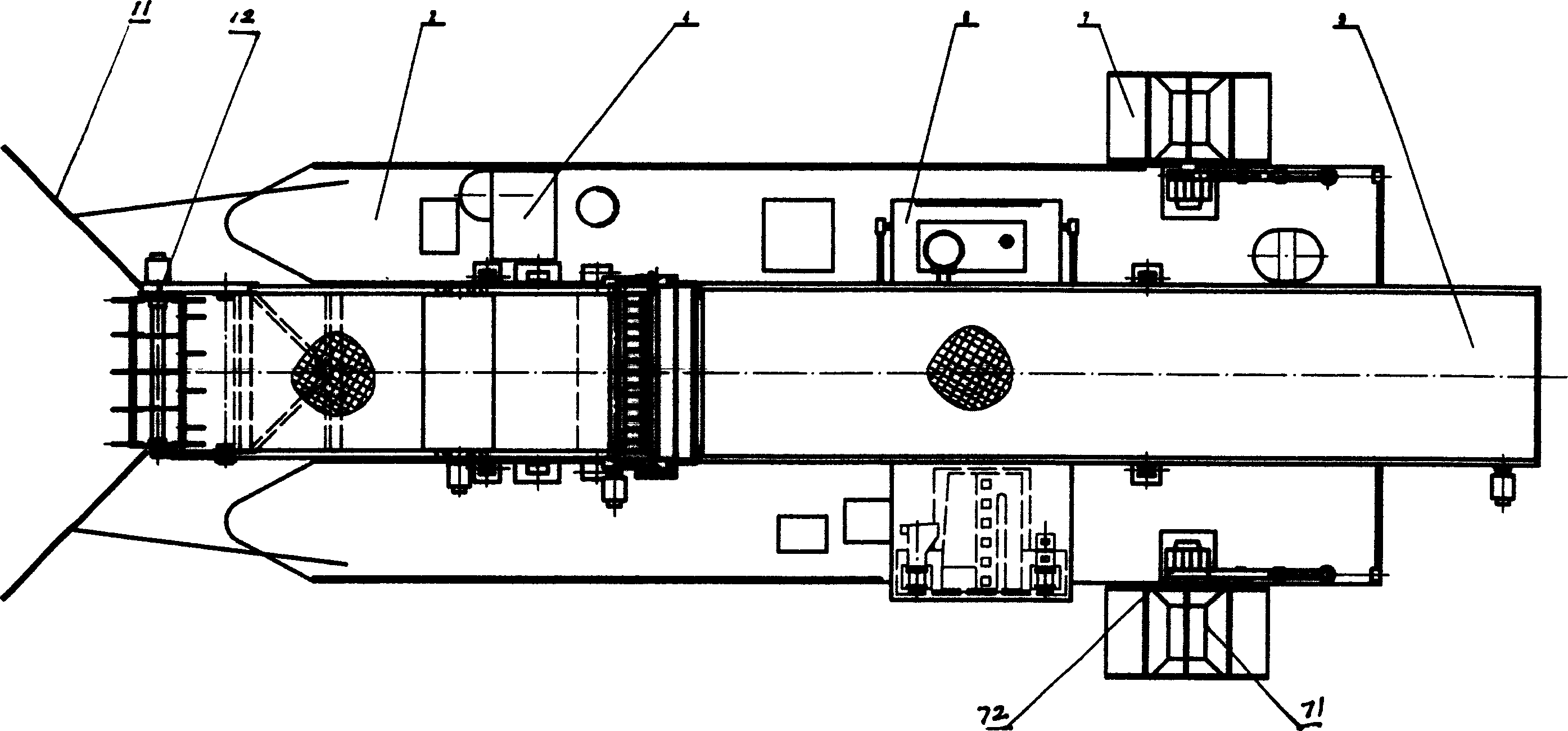 Aquatic weed clearing device