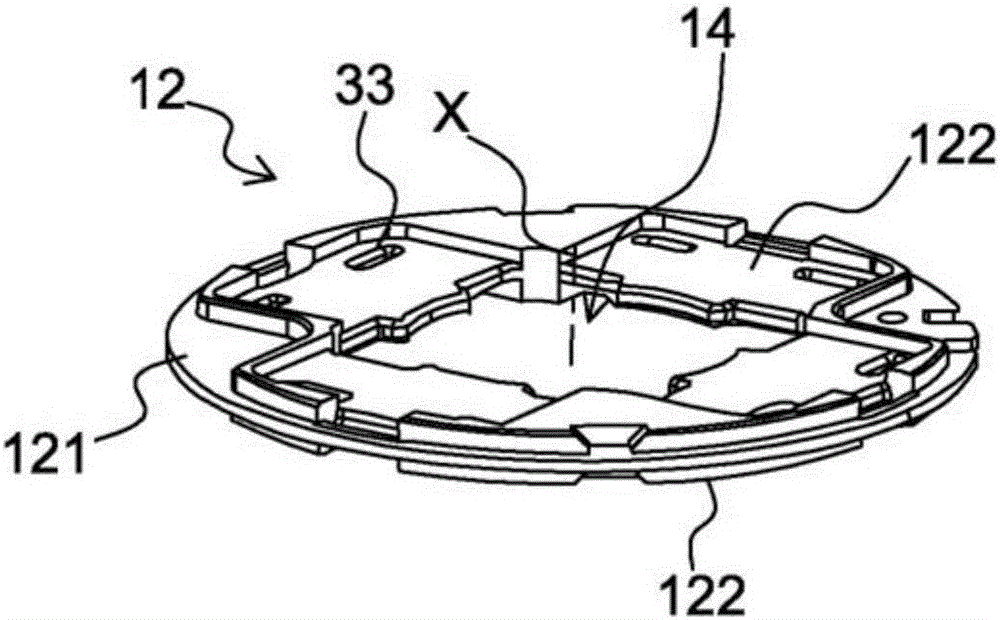 Brush holder for a motor vehicle starter provided with a thermal protection system and corresponding motor vehicle starter