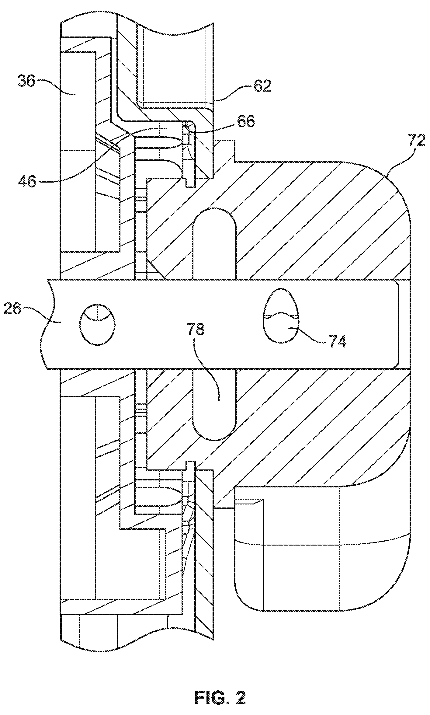 Anti-rotation system for strap dispenser outer flange