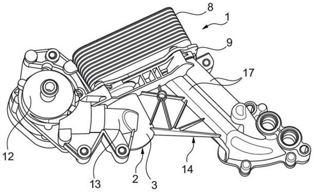 Oil cooler module