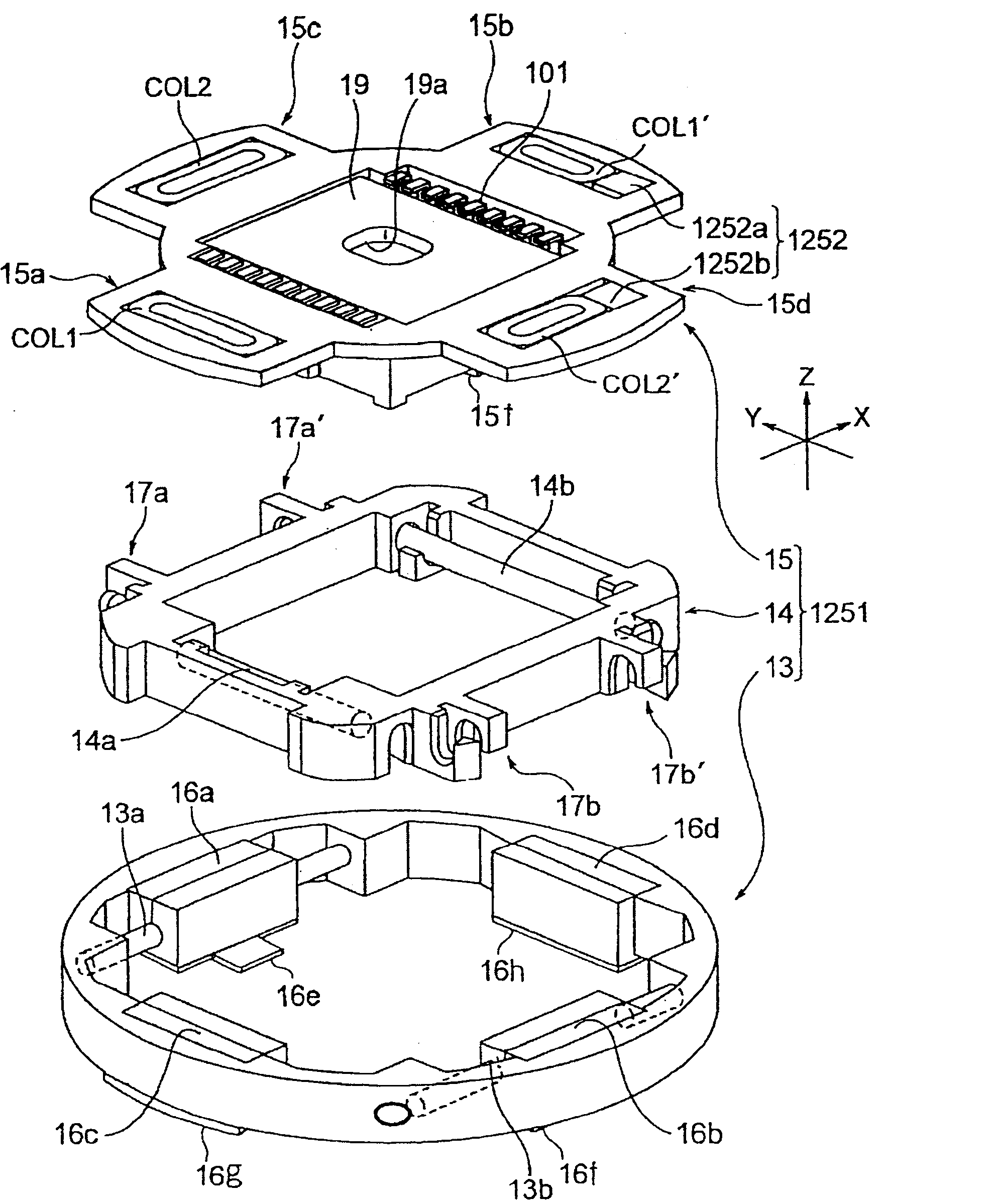 Image blur correction device and imaging apparatus equipped therewith