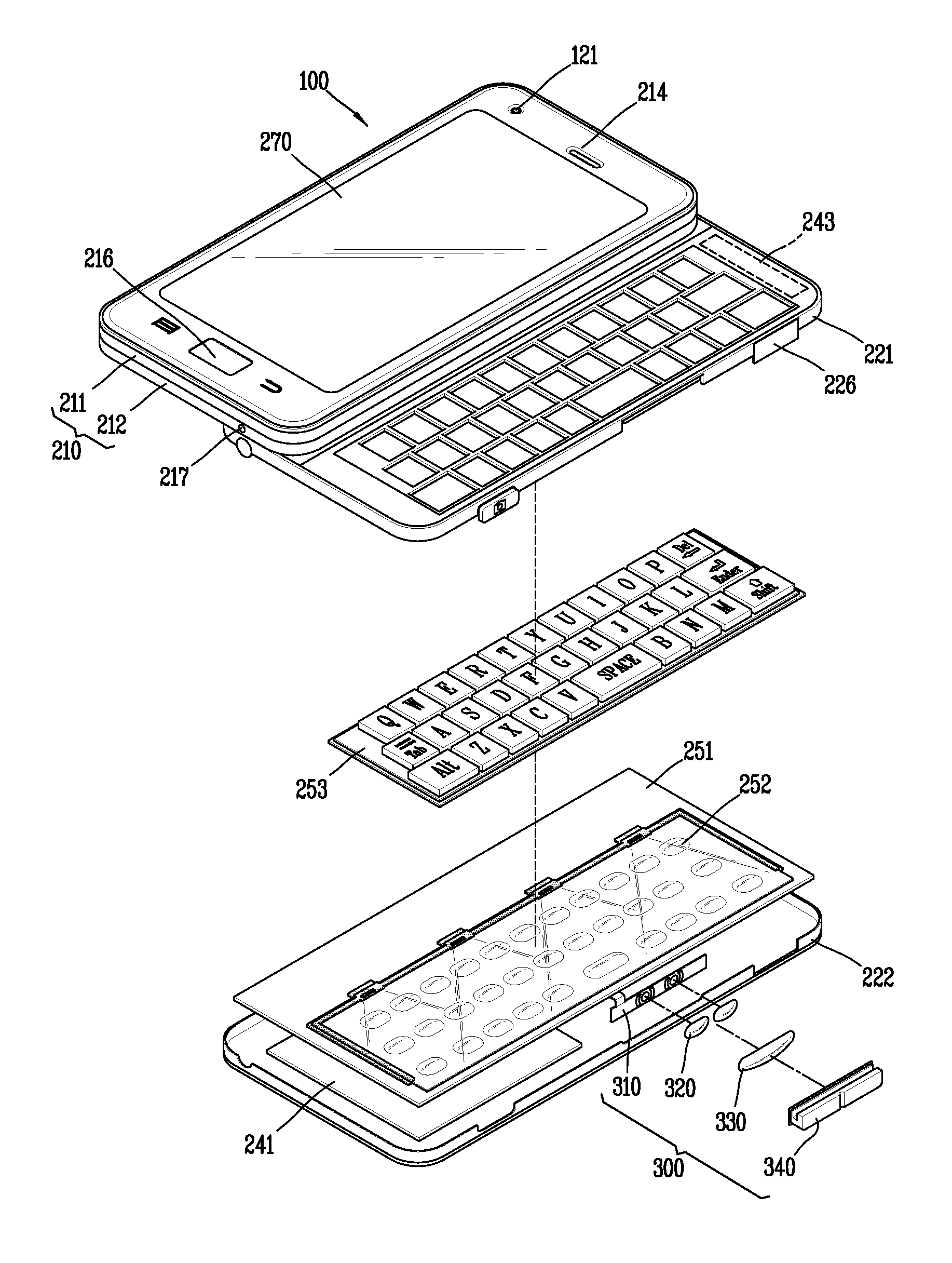 Key assembly and mobile terminal having the same