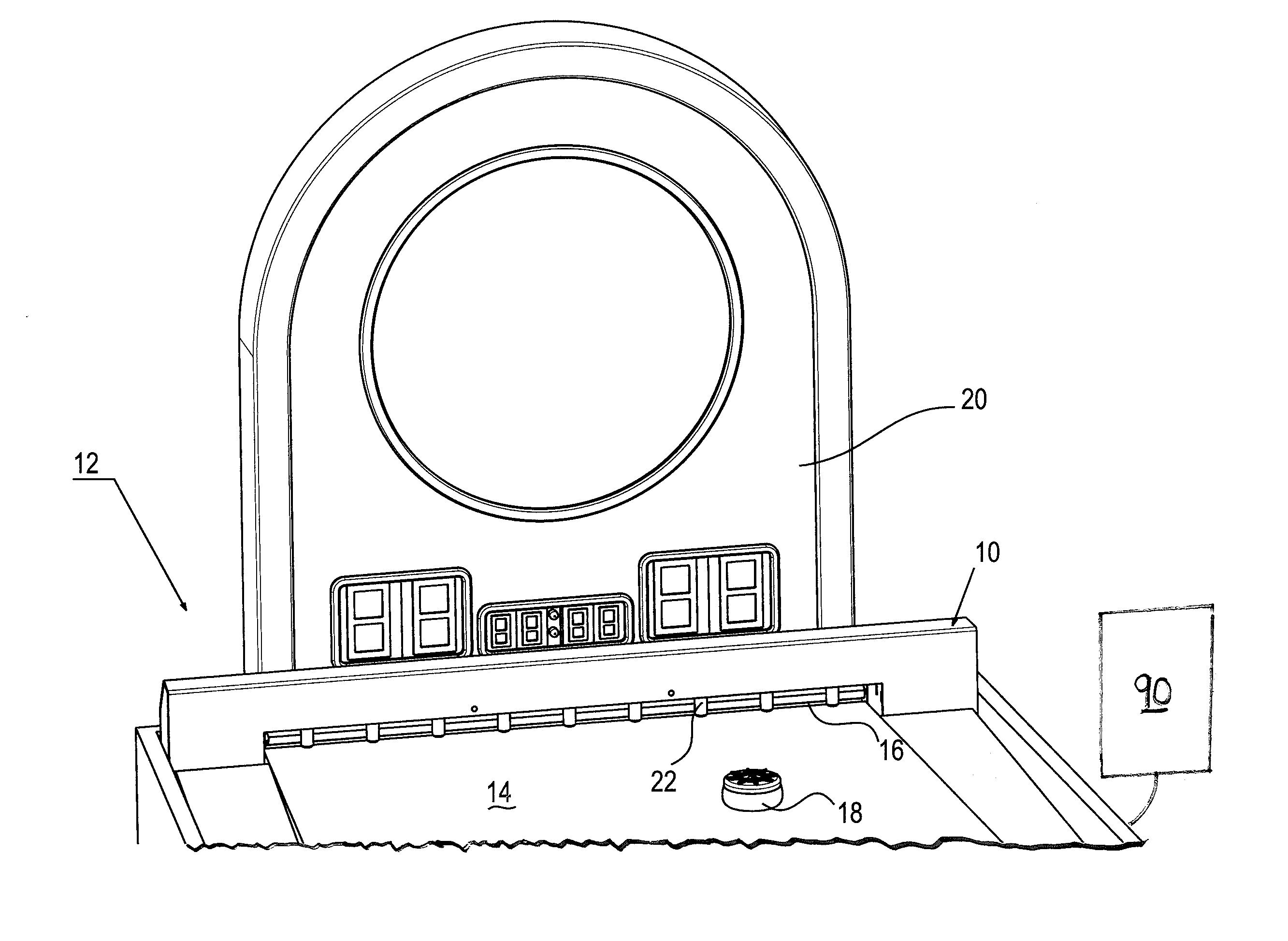 Blocking mechanism for amusement game with multiple lifting pins