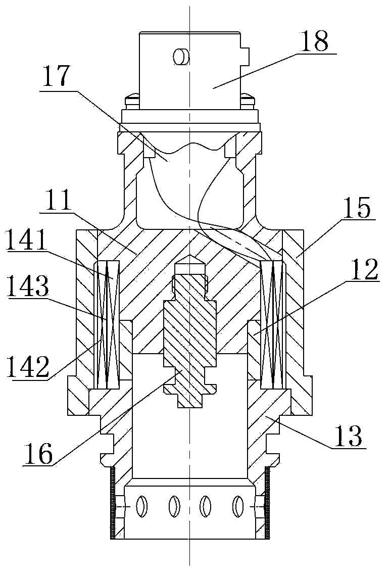 Light fast-response electromagnetic valve