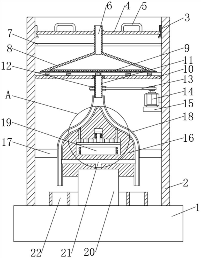 A capsule polishing machine with improved sorting accuracy