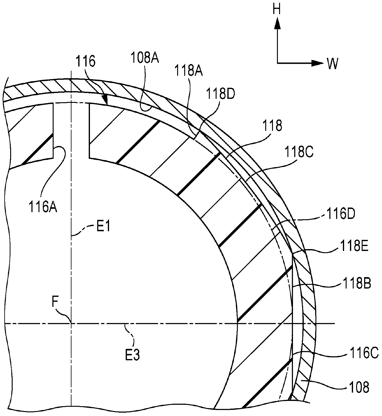 Support member, image carrier and image forming device