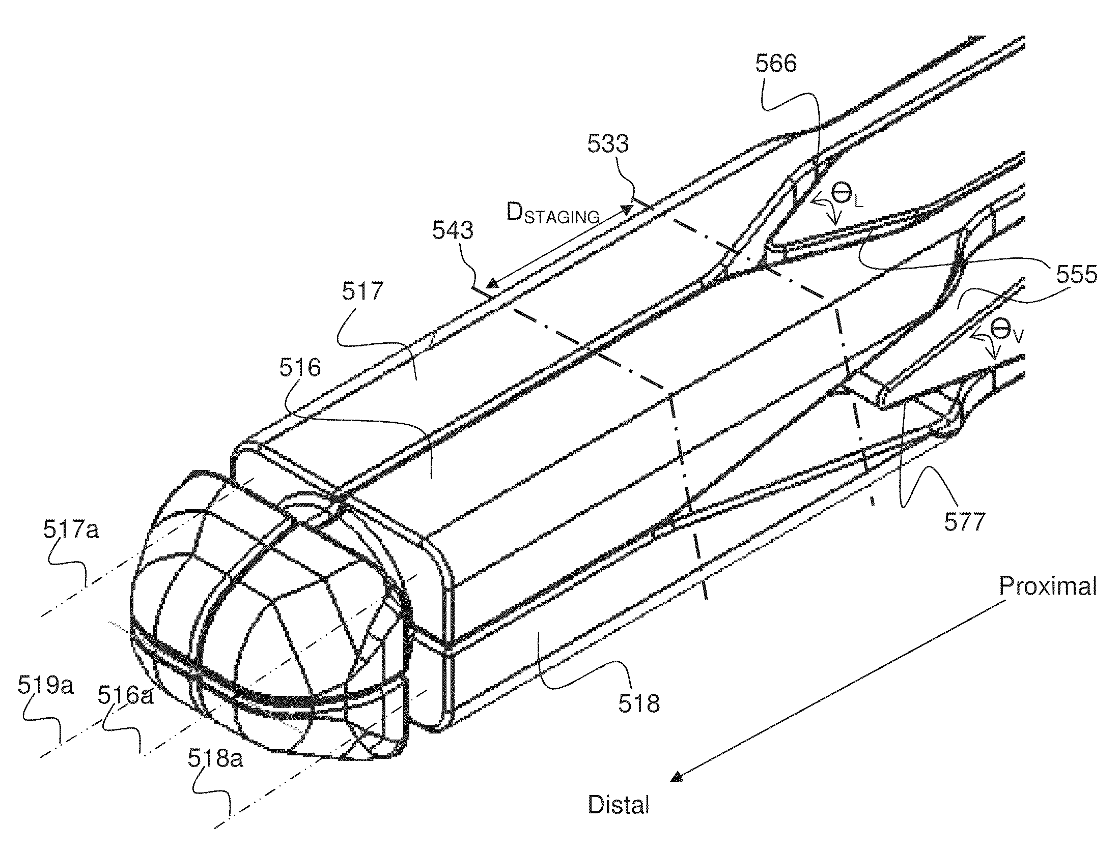 Staged, bilaterally expandable trial