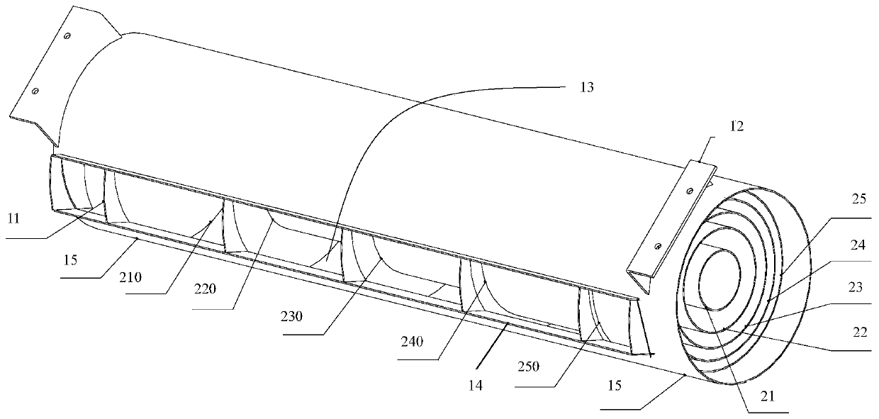 Dust suppression device of peanut pick-up harvester