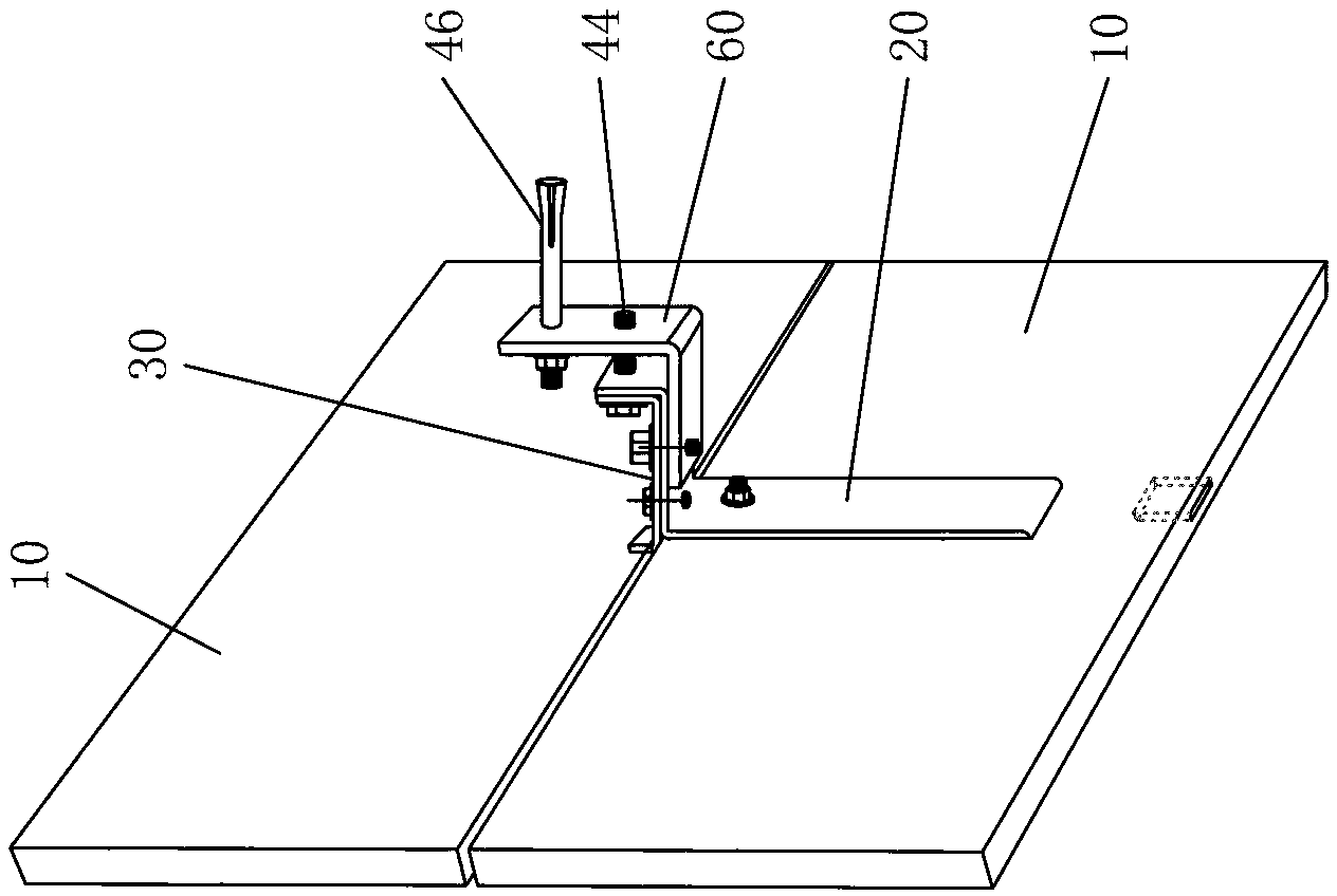 Installation method of building wall space facing materials