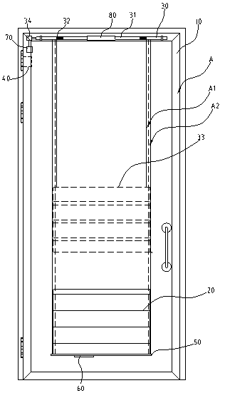 Automatically ventilated fire doors