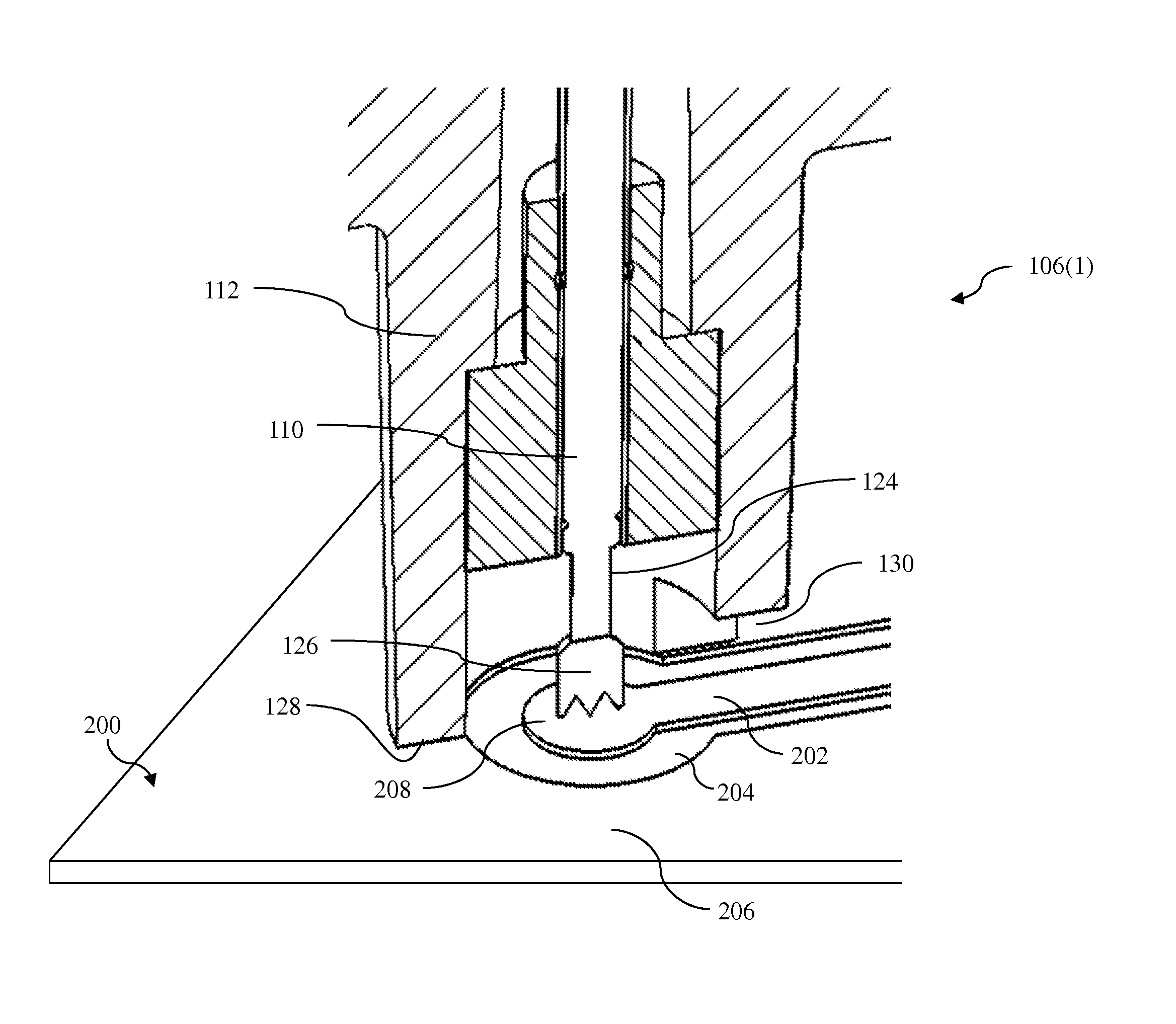 Spring-loaded blind-mate electrical interconnect