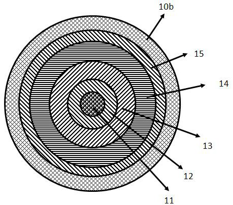 H-GI-POF high-temperature optical fiber and preparation method thereof