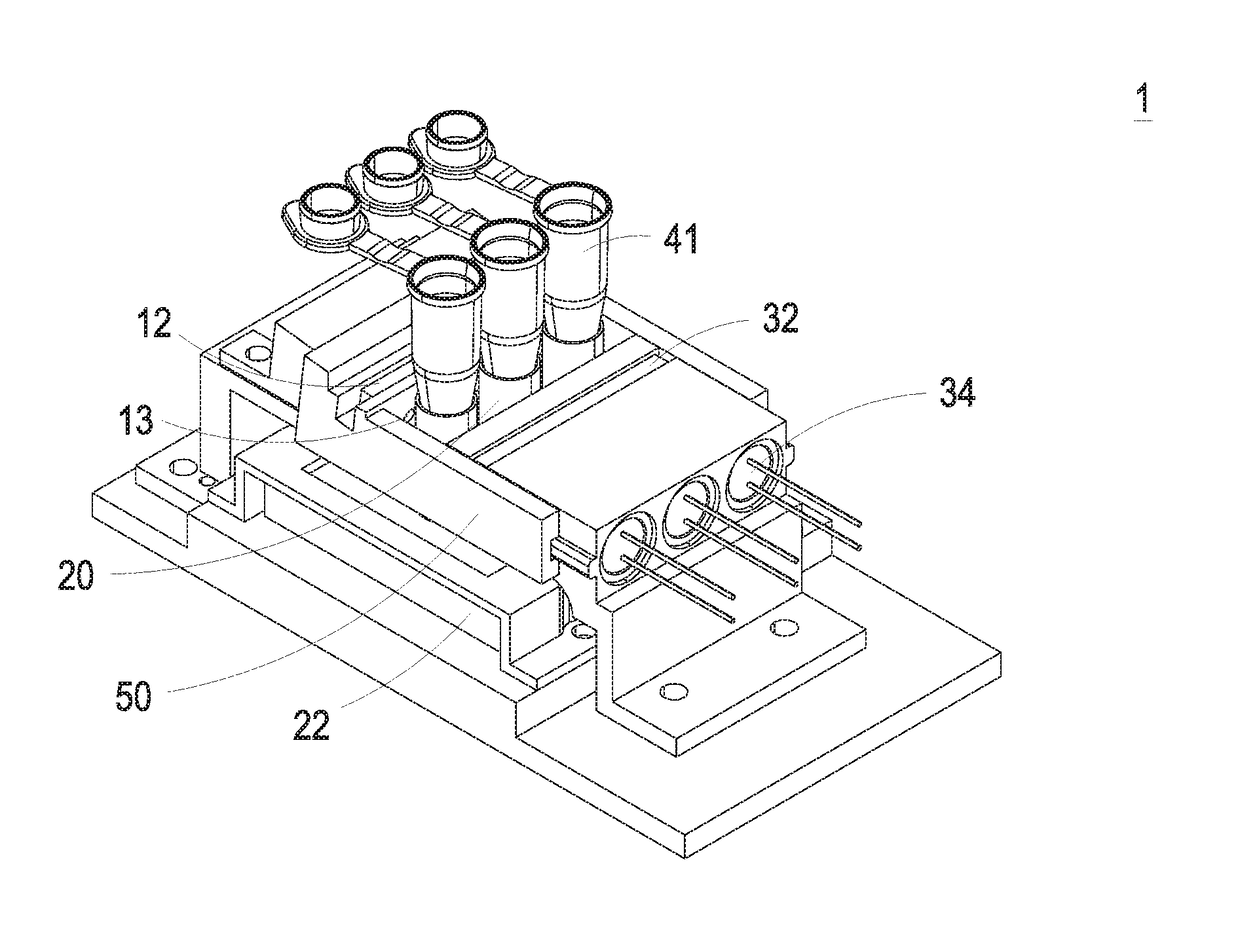 Fluorescence detection device