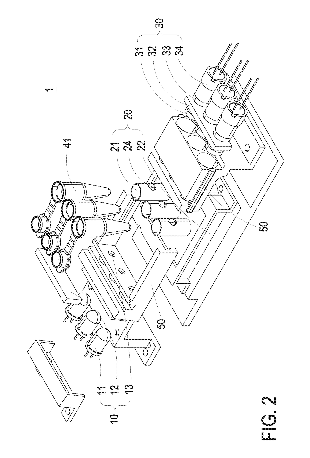 Fluorescence detection device