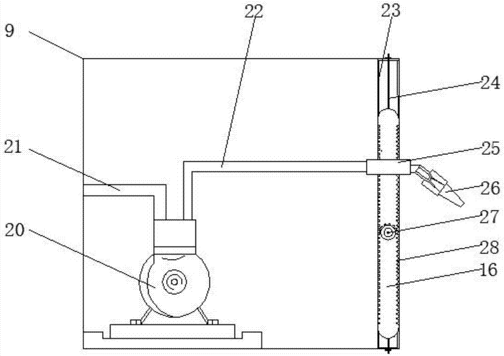 Garden greening automatic watering tree support frame