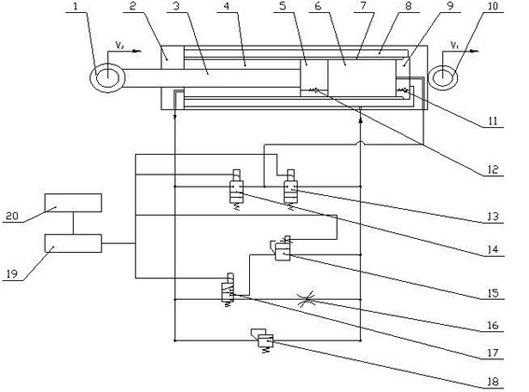 Valve control type semi-active oscillating damper