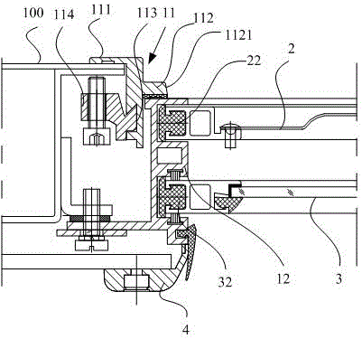 Window for railway vehicle, railway vehicle and window mounting method