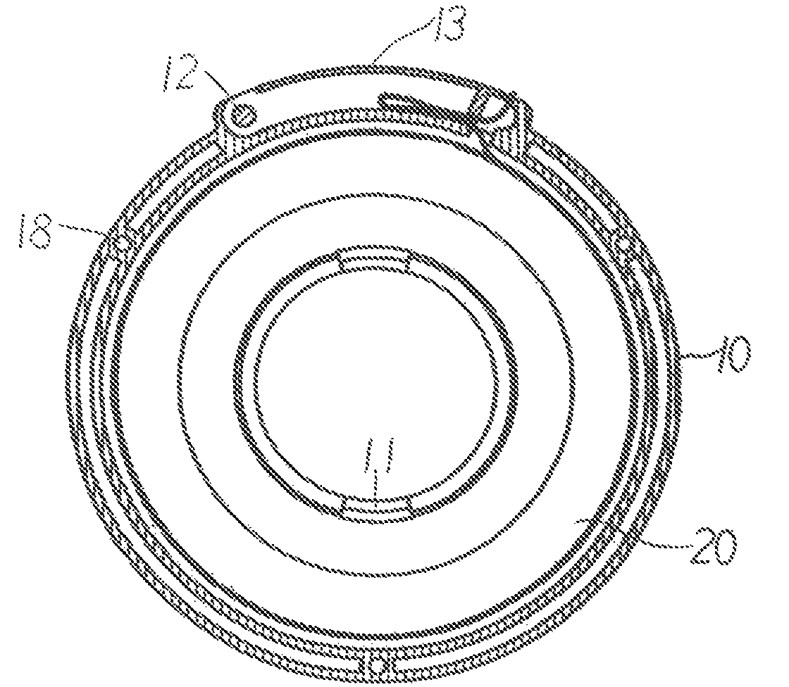 Dispensing device for adhesive tape