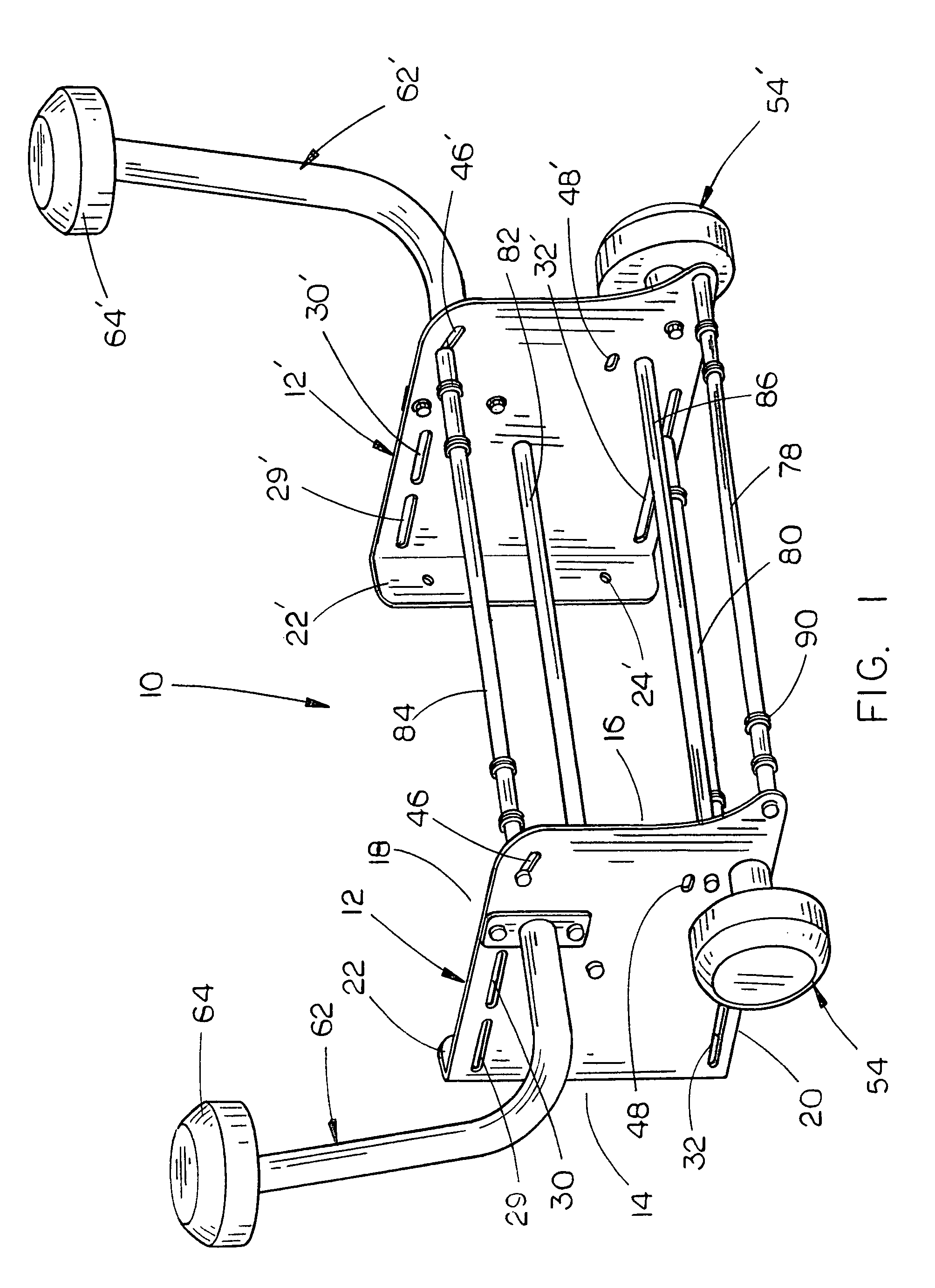 Motorcycle accessory rack