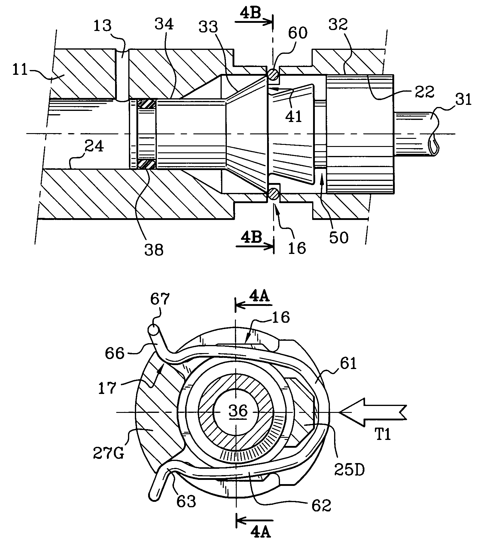 Supply connection device for a fluid pressure system