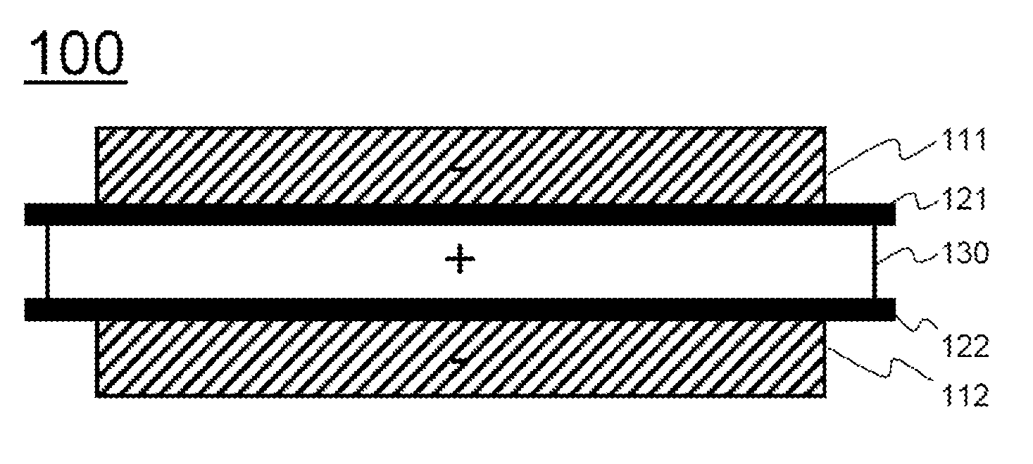 Electrode laminate comprising electrodes with different surface areas and secondary battery employed with the same