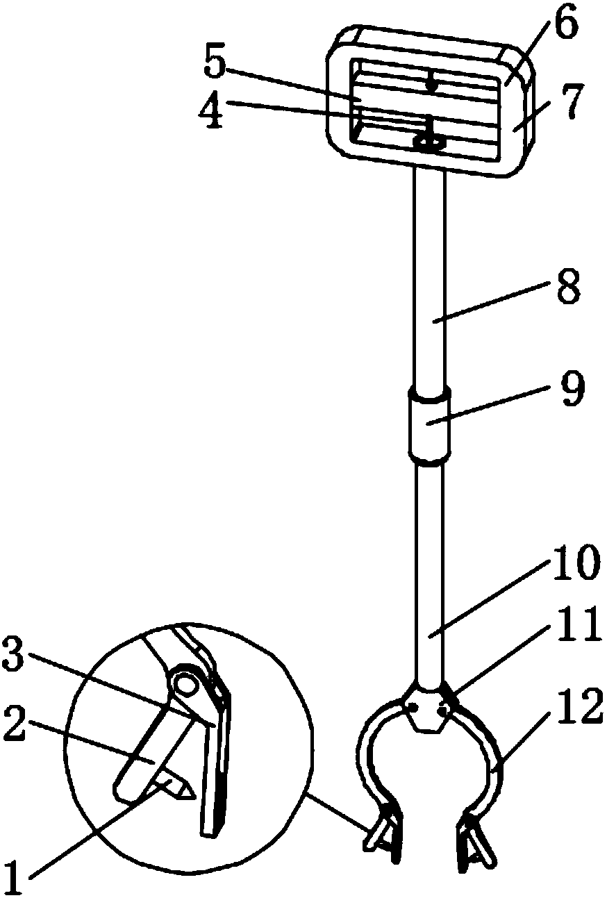 Garbage picking device for sanitation worker