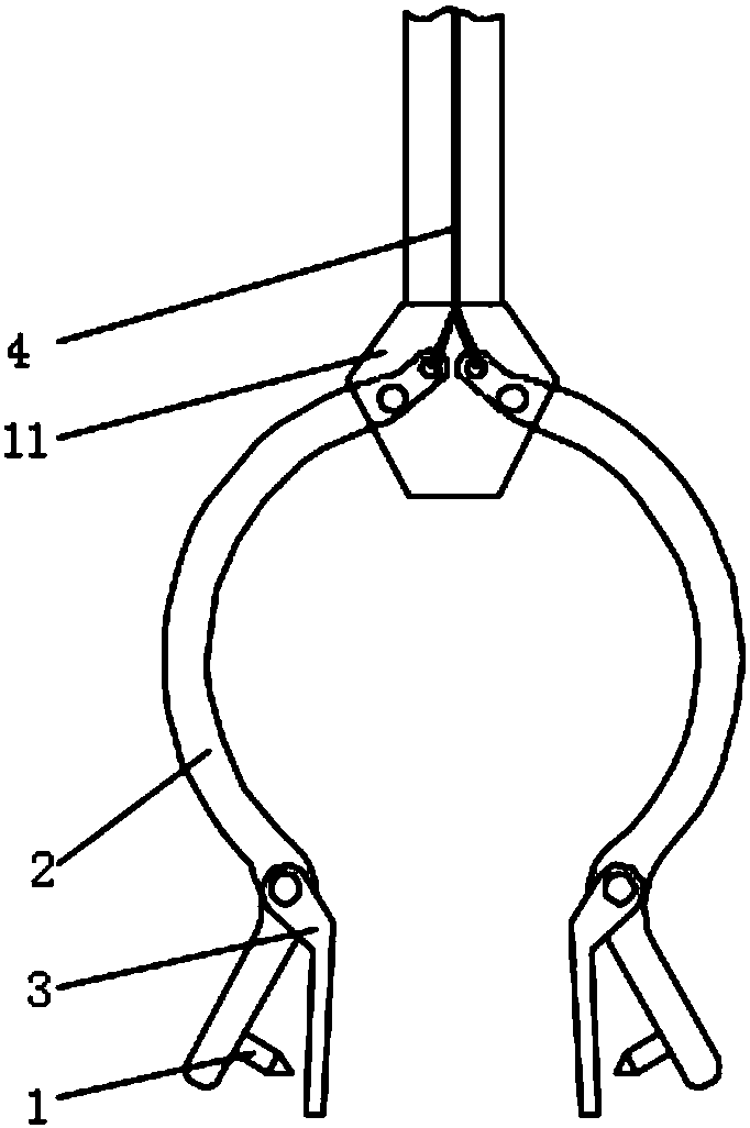 Garbage picking device for sanitation worker