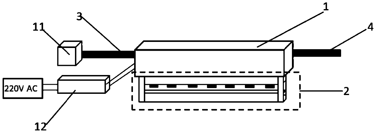 Plant illumination area light source with high light mixing uniformity