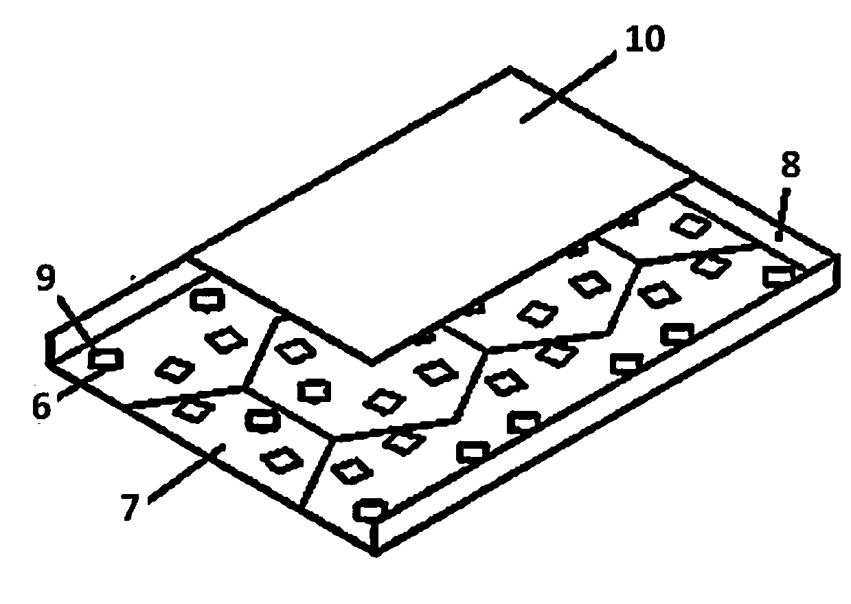 Plant illumination area light source with high light mixing uniformity