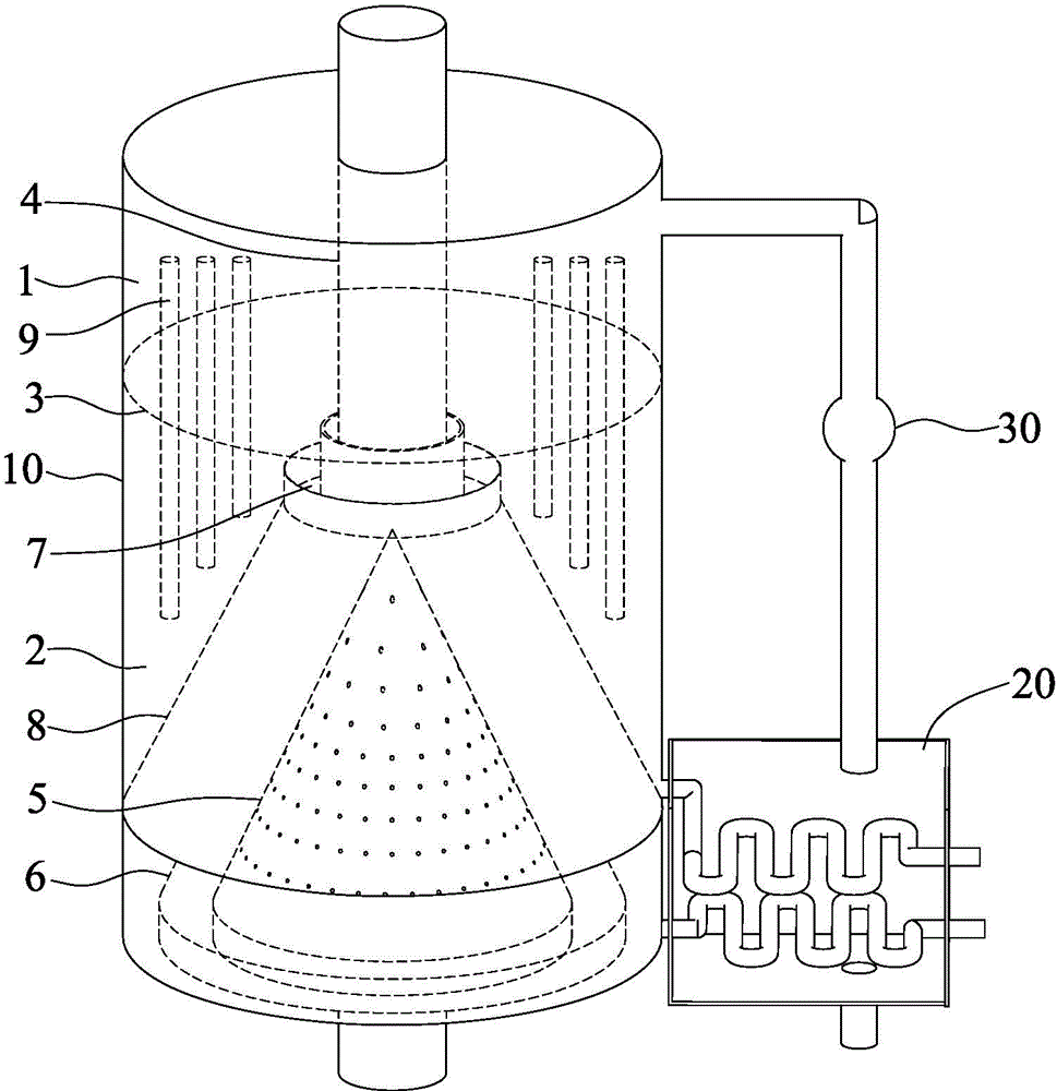 Efficient machine for desalting sea water