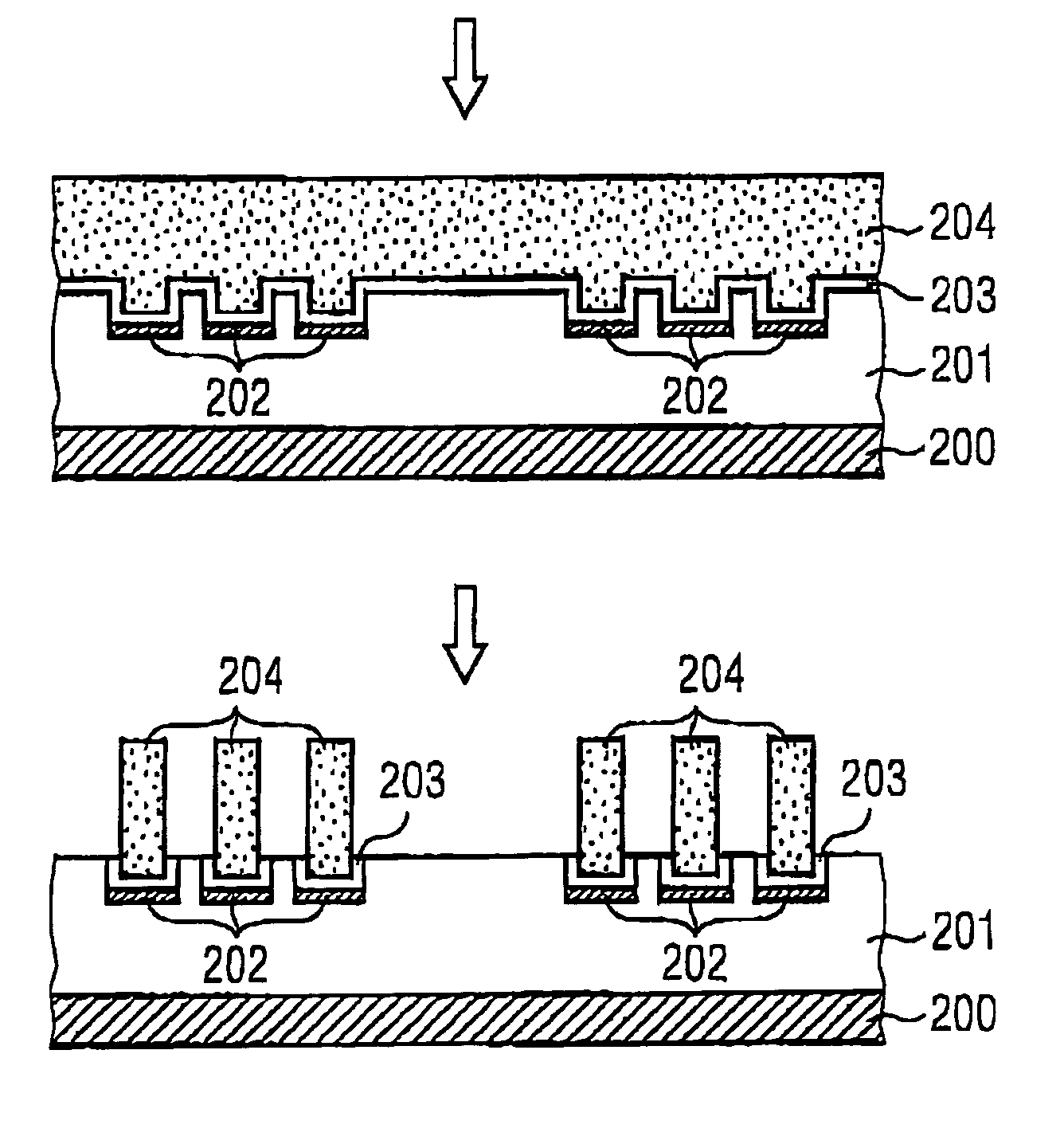 Method for fabricating a microelectronic circuit including applying metal over and thickening the integrated coil to increase conductivity