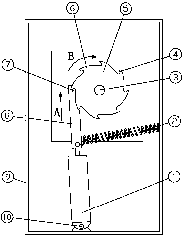 Driving platform of multi-station combination drilling machine