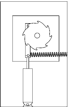 Driving platform of multi-station combination drilling machine