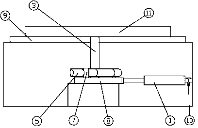 Driving platform of multi-station combination drilling machine