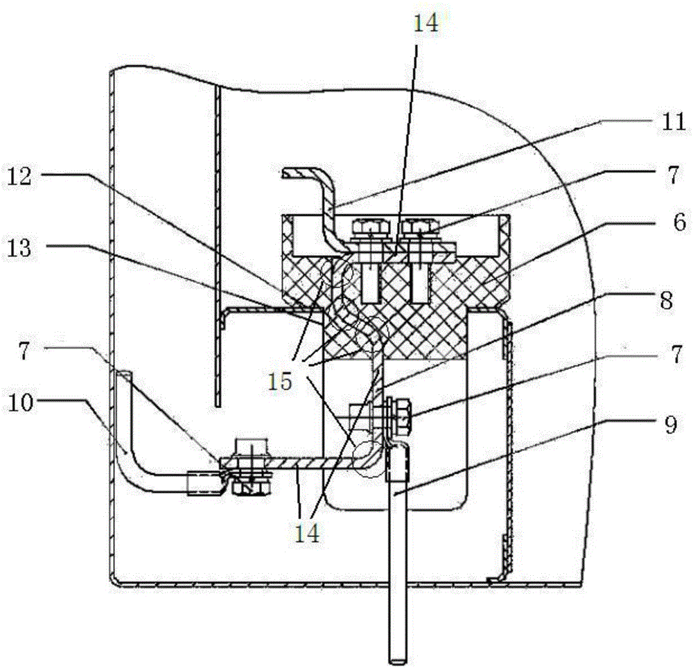 Termination box suitable for in-situ reformation of ring main unit