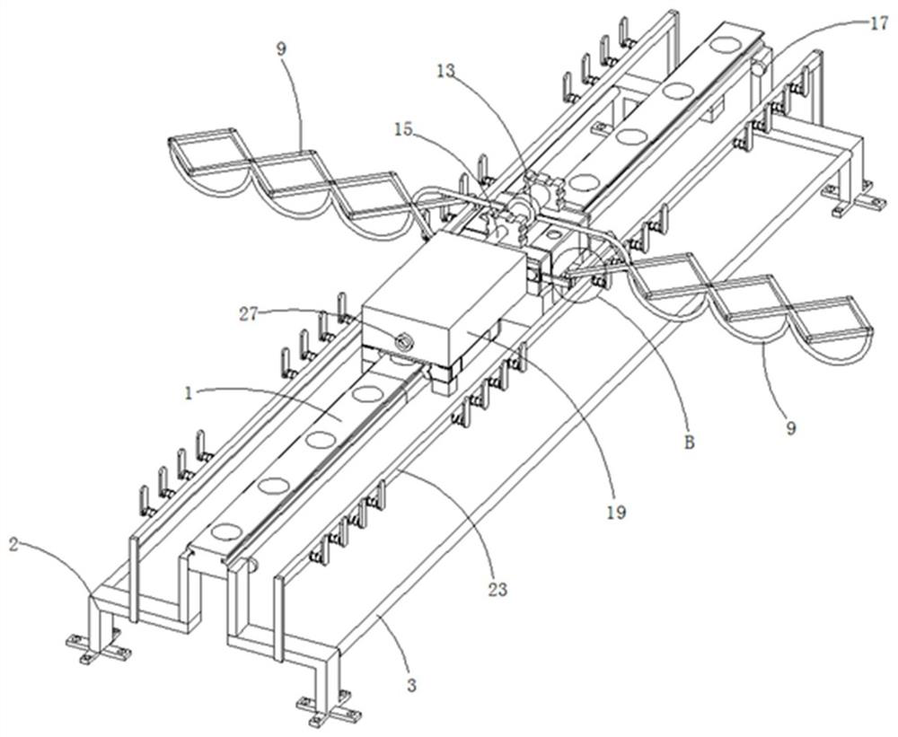 Distributed dust removal device based on workshop for flour processing