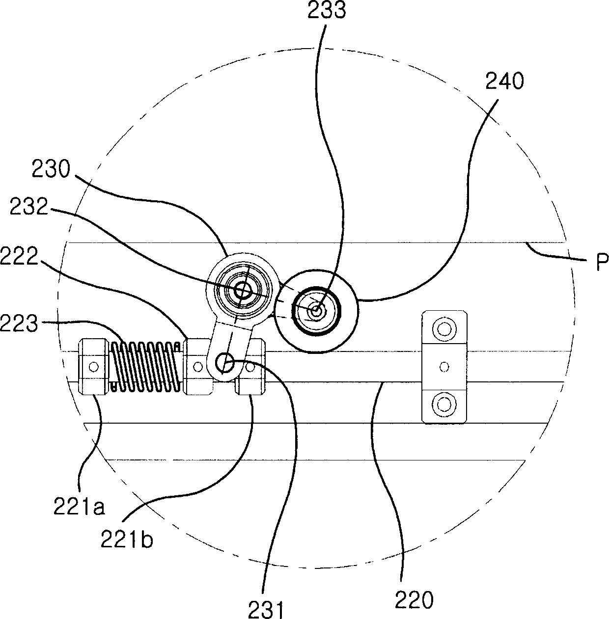 Plan display screen testing device