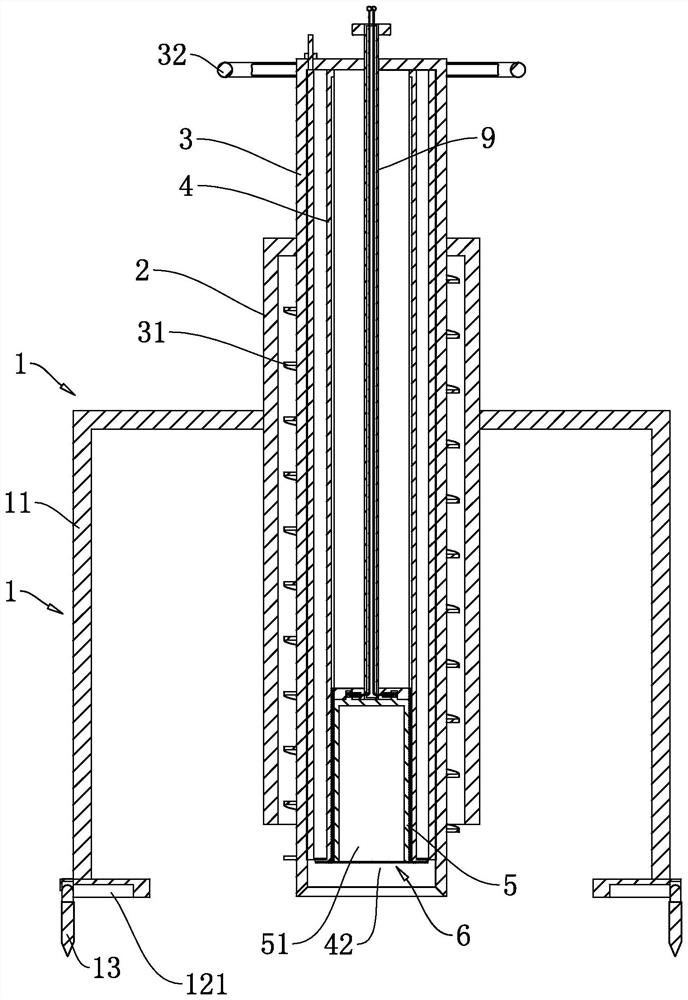 Geotechnical investigation sampling device and sampling method for architectural design