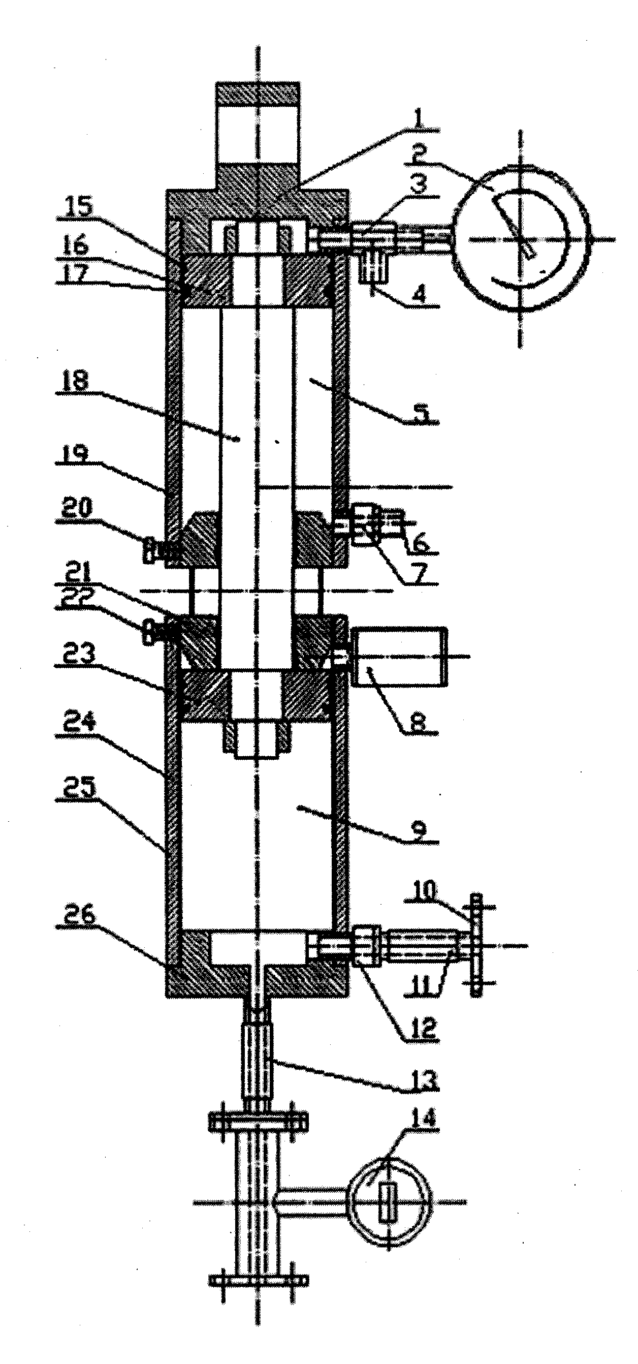 Fluid magnetic abrasive hole finishing processing device