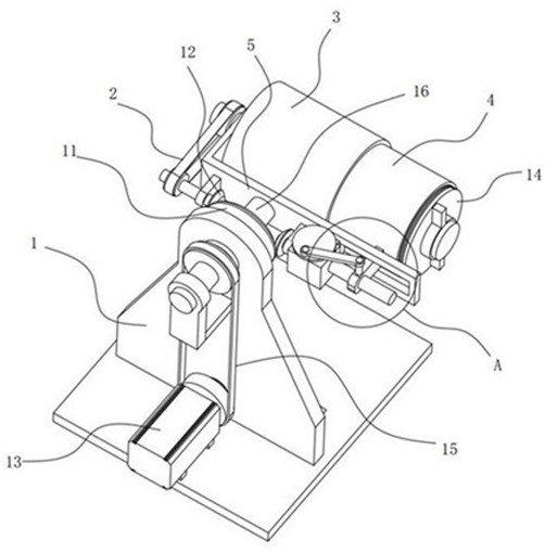 A feed mixing device for animal husbandry