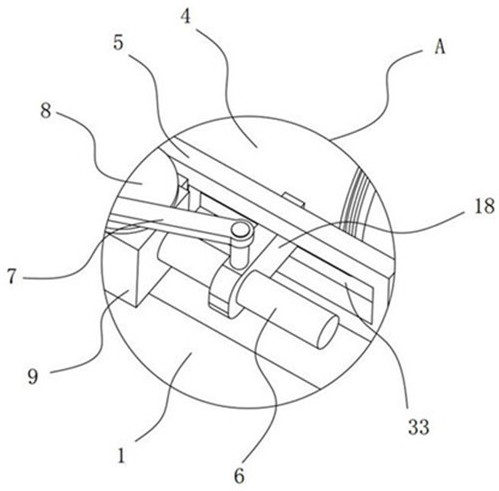 A feed mixing device for animal husbandry