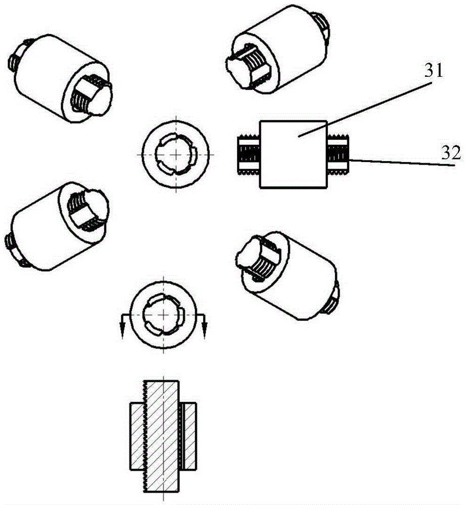 Telescopic positioning device and application thereof