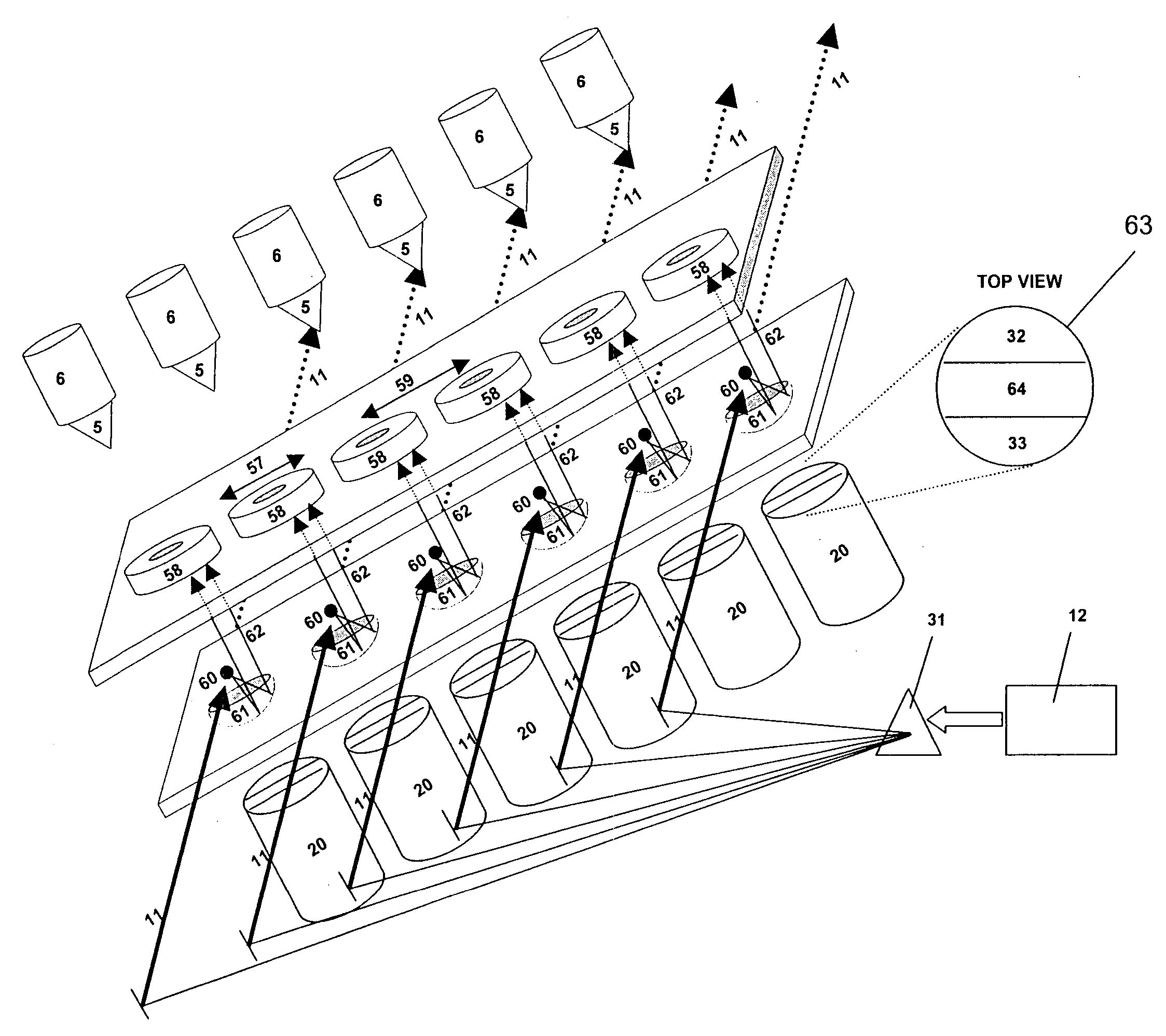 Apparatus, methods and processes for sorting particles and for providing sex-sorted animal sperm