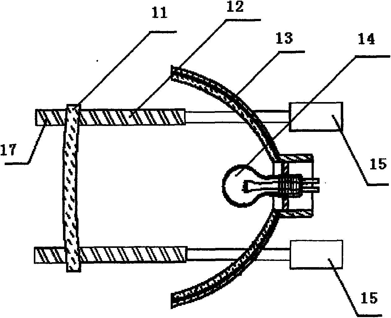 Method for controlling car light irradiation distance by a convex lens moving apparatus