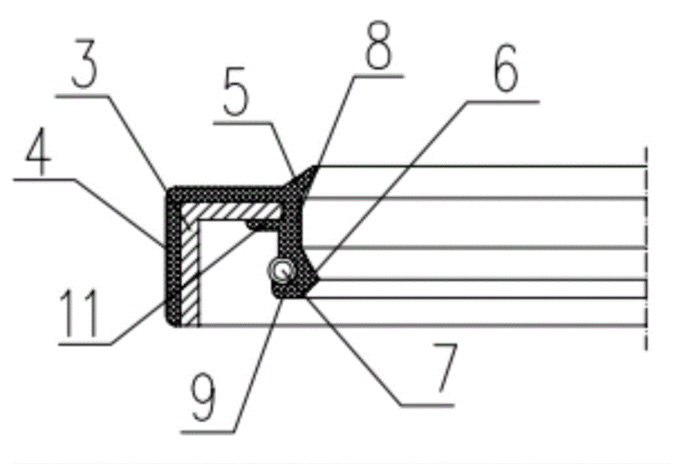 Oil seal and pivoting support employing same