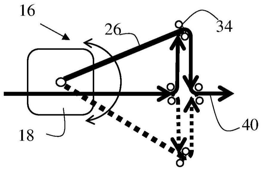 Zero twist yarn feeding device