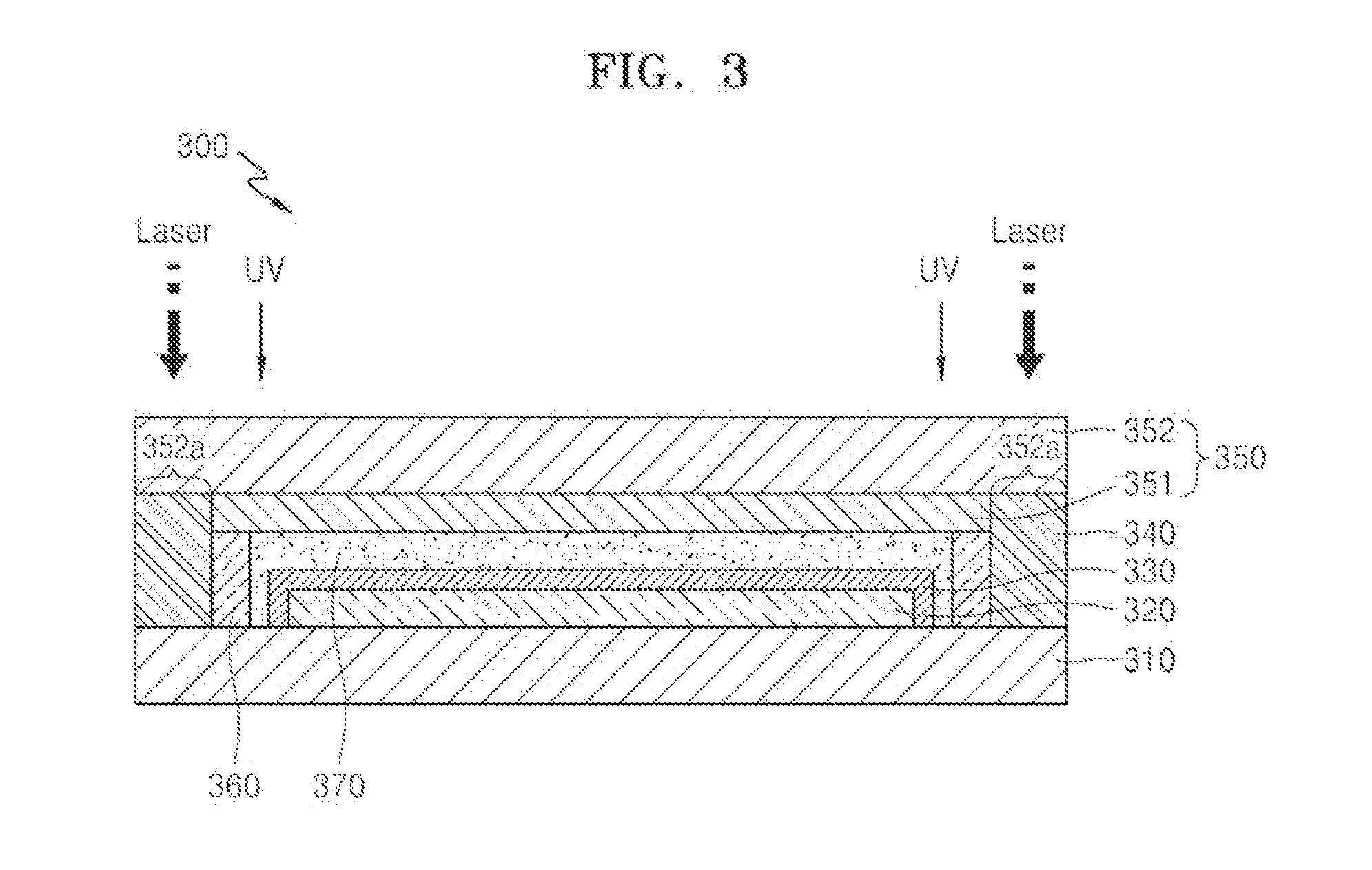 Flat panel display device and encapsulation substrate thereof