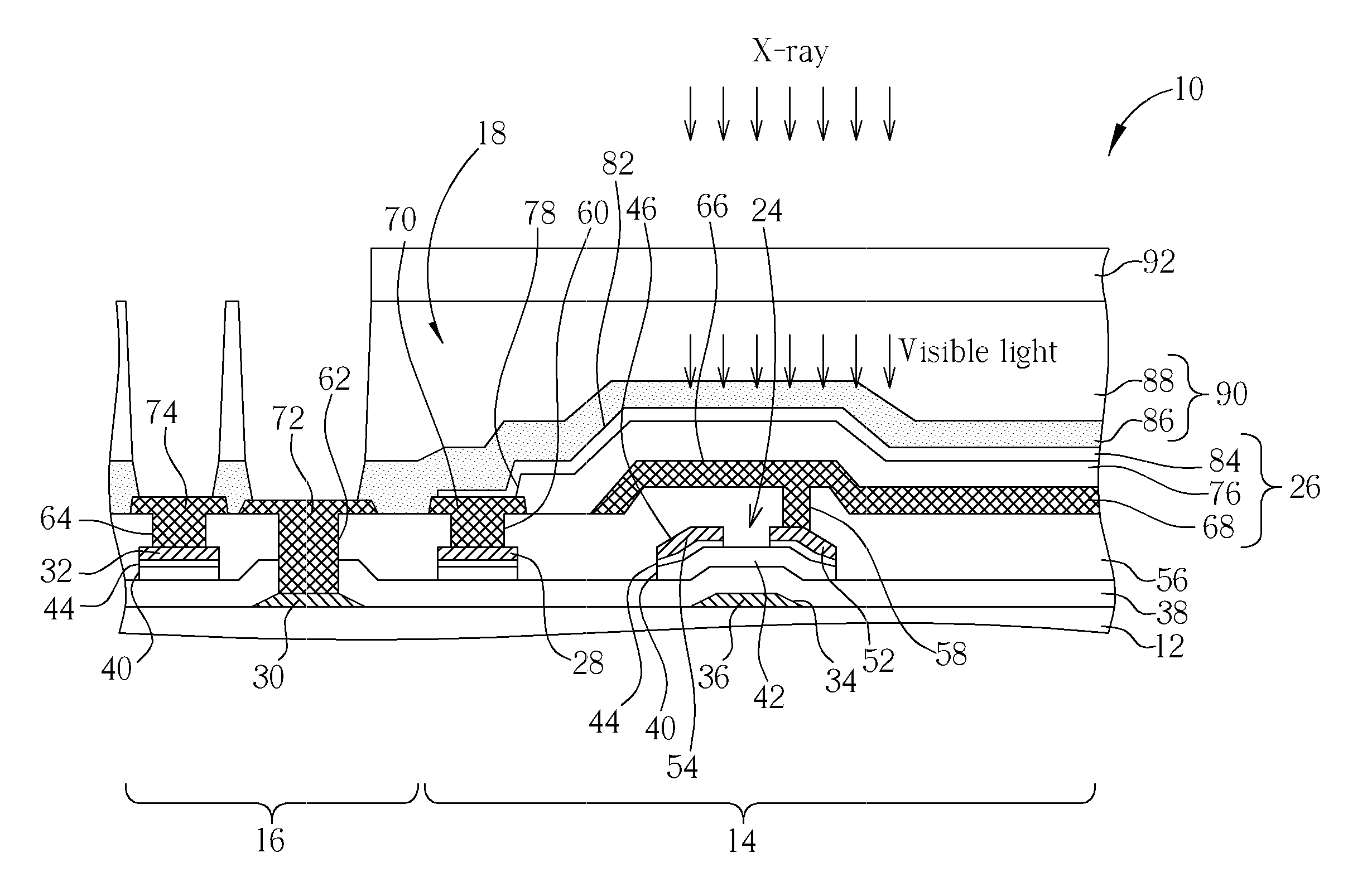 X-ray detector and fabrication method thereof