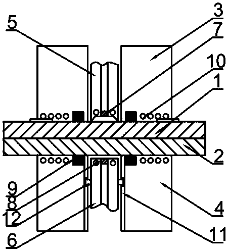 Device and method for clinching martensitic steel plate