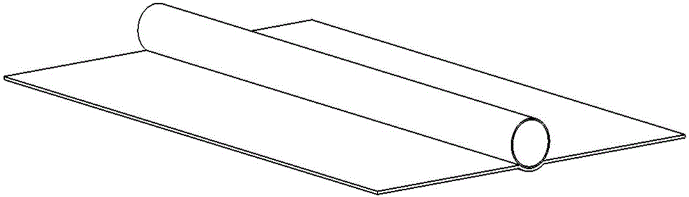 C/C radiating fin and stainless steel connection method